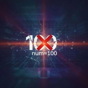 Visualisierung des abgeschalteten Google-Parameters „num=100“ mit Datenströmen und Hinweis auf API Access.