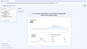YouTube und Instagram in der Google Search Console auswerten.